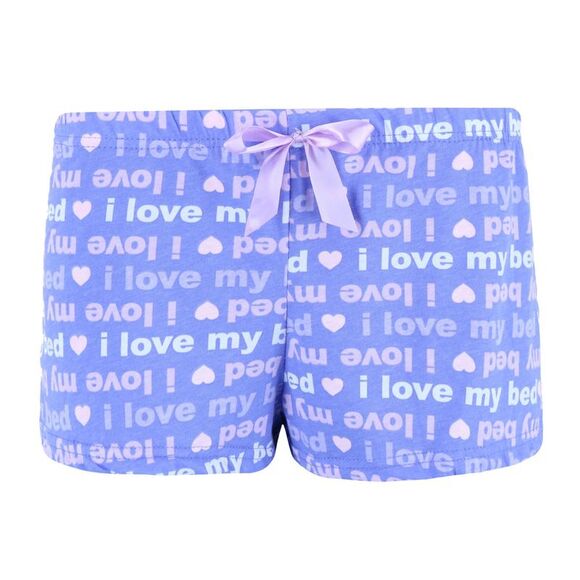 Roll Outta Bed Women's Novelty Print Sleep Shorts - Picture 1 of 3
